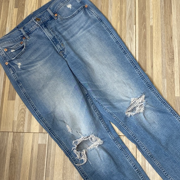 GAP Vintage Slim High Rise jeans size women’s 12 short - Picture 5 of 9